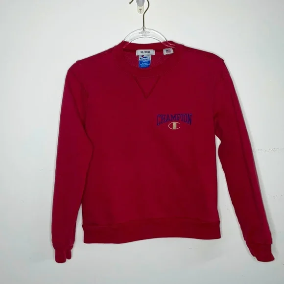 Re/Done Tops Redone X Champion Reworked Vintage Sweatshirt